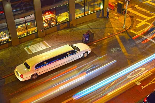 My Geneva Limo Service at night