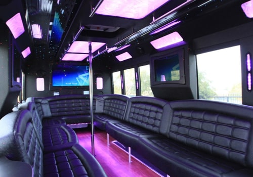 party bus interior Geneva il limo